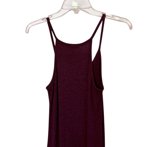 Leith Women’s Bodycon Racerback Burgundy Midi Dress sz S - Picture 2 of 5
